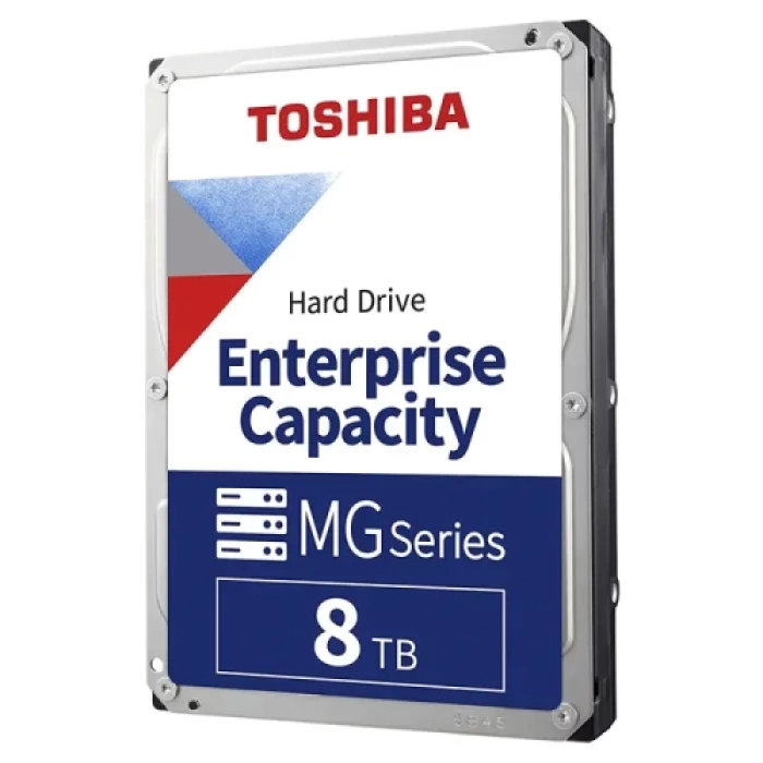 TOSHIBA ENTERPRISE, MG08ADA800E, 3.5", 8TB, 256Mb 7200 Rpm, 7/24 Güvenlik, Data Center, Nas, Server, HDD