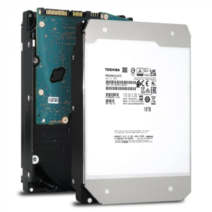 Toshıba Enterprıse, Mg09aca18te, 3.5", 18tb, 512mb 7200 Rpm, 7/24 Güvenlik, Data Center, Nas, Server, Hdd
