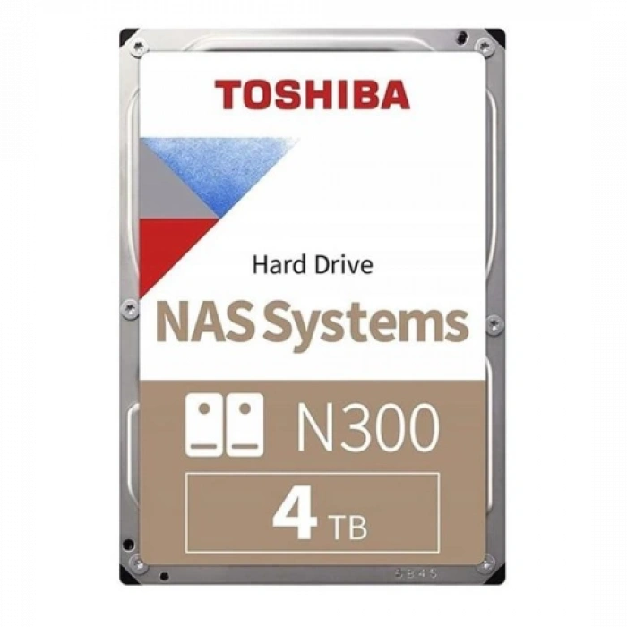 Toshıba N300, Mn10ada400es, 3.5", 4tb, 512mb 7200 Rpm, Sata3, 7/24 Nas, Server, Hdd