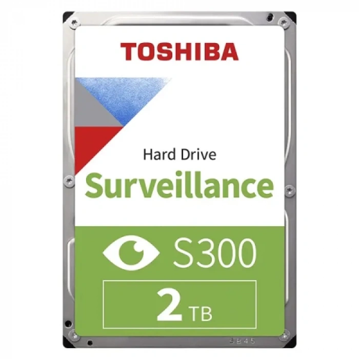 TOSHIBA S300, HDWT720UZSVA, 3.5", 2TB, 128Mb 5400 Rpm, 7/24 Güvenlik HDD