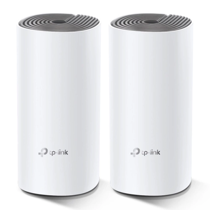TP-LINK DECO-E4, AC1200, İkili Mesh, 1200Mbps, Dual Band, 2Port Megabit Lan, 260m2 kapsama Alanı, Router, Geniş Alan İnternet Ağı Sağlayıcısı