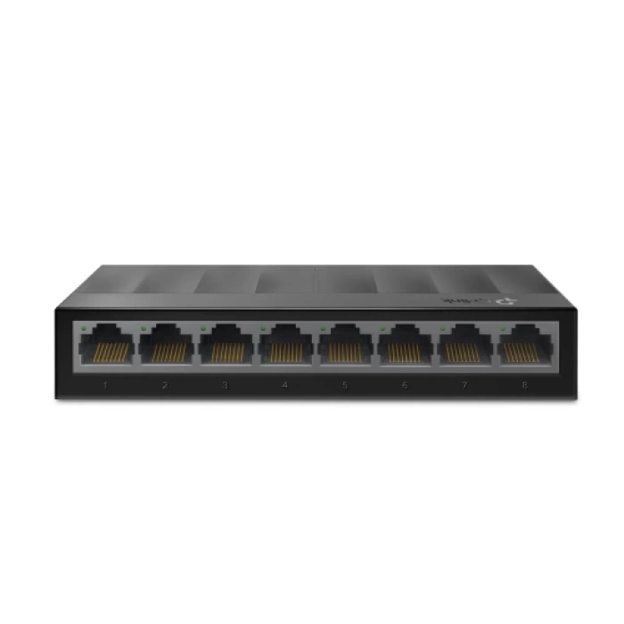 TP-LINK LS1008G, Green Tech, 8 Port GigaBit, Yönetilemez, Masaüstü Switch