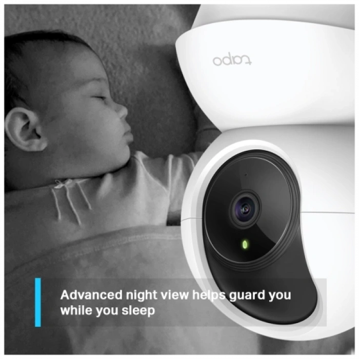 Tp-lınk Tapo C200c, Bebek/ev Güvenlik Kamerası, Wifi, 1080p, 12mt Gece Görüşü, Pan/tılt, İki Yönlü Ses