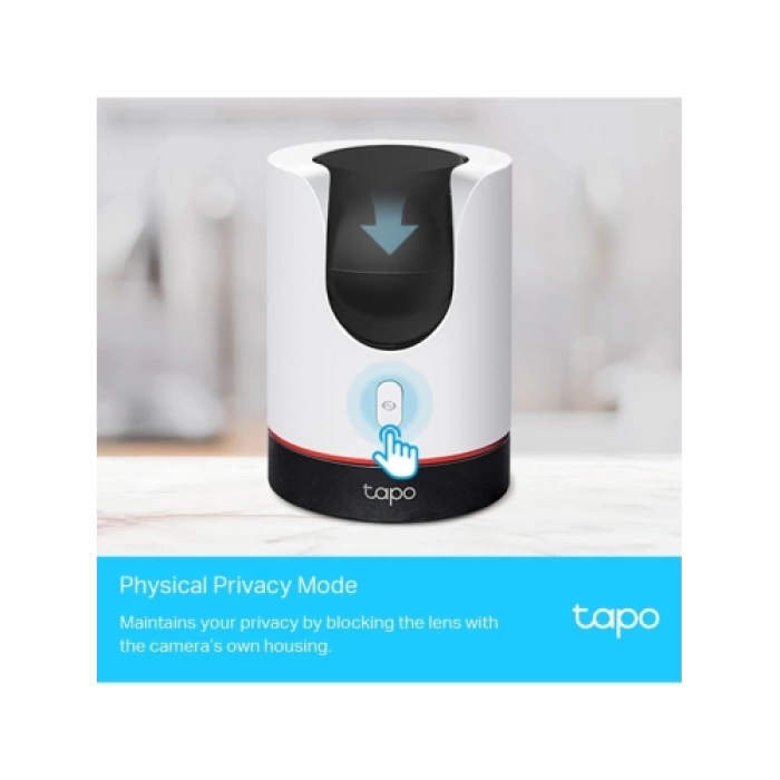 TP-LINK Tapo C225, 4,0Mpix, İç ve Dış Mekan, WiFi,  9Mt. Gece Görüşü, 360 Dönüş, Dikey ve Yatay Hareket, İki Yönlü Ses Güvenlik Yapay Zeka Destekli Kamera
