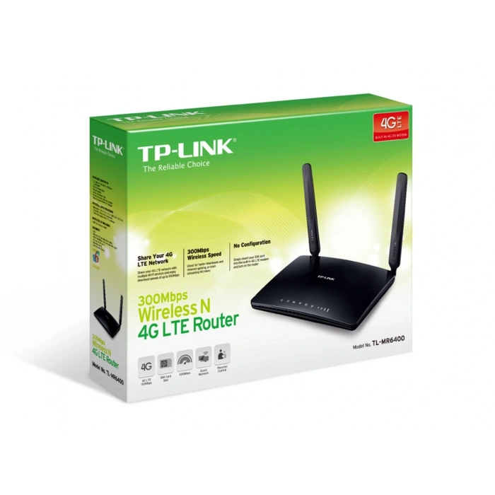 Tp-link Tl-mr6400 300 Mbps 4 Port 4g Kablosuz Router Sim Kartlı
