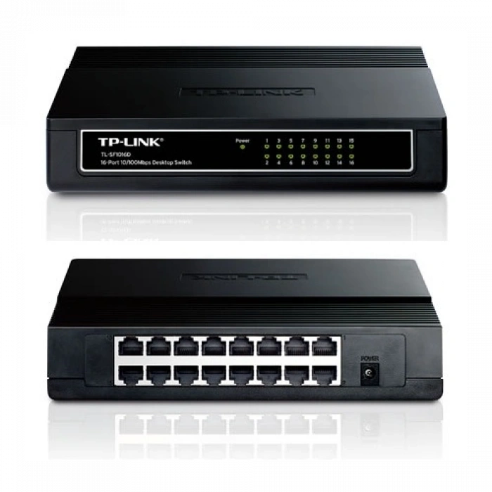 Tp-lınk Tl-sf1016d, 16 Port, Megabit, Yönetilemez, Masaüstü Switch