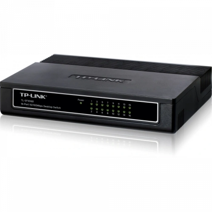 Tp-lınk Tl-sf1016d, 16 Port, Megabit, Yönetilemez, Masaüstü Switch