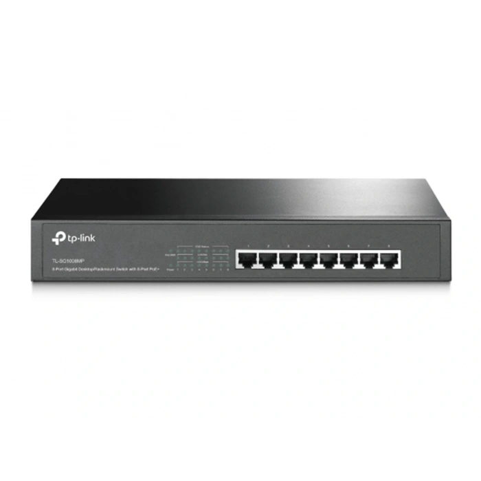 Tp-link Tl-sg1008mp 8 Port Poe+ 10-100-1000 Mbps Switch Çelik Kasa Rack Mount