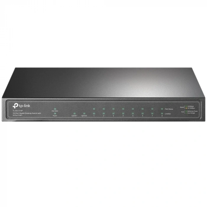 Tp-lınk Tl-sg1210p, 8 Port, Gigabit, Poe 63w, 1 Port Sfp, Yönetilemez, Masaüstü Switch