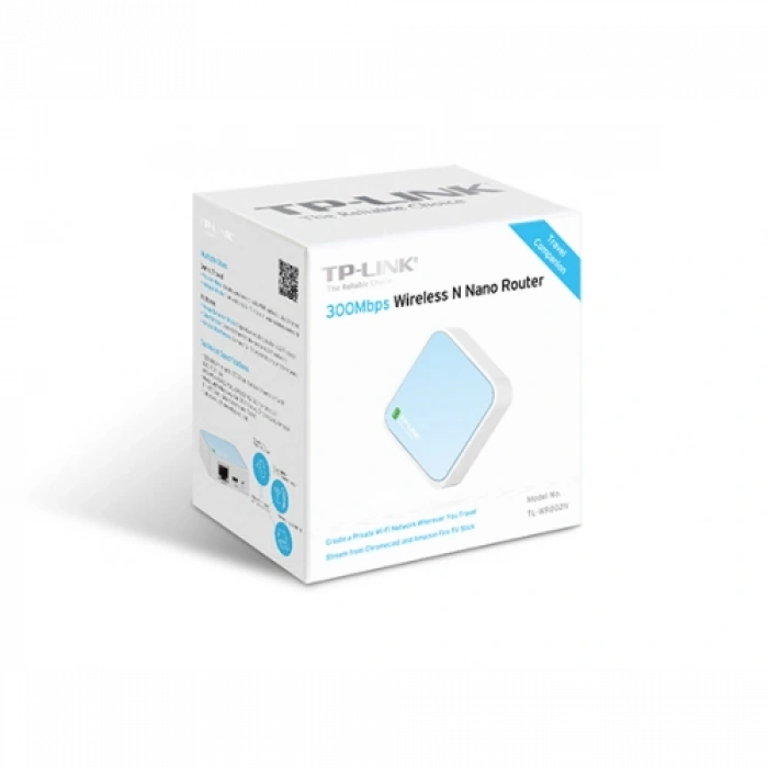 Tp-lınk Tl-wr802n, 1port, 300mbps, 2.4ghz Wifi, Taşınabilir, Megabit, Nano, Router, Access Point, Repeater