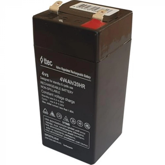 Ttec 4v 4ah Bakımsız Kuru Akü
