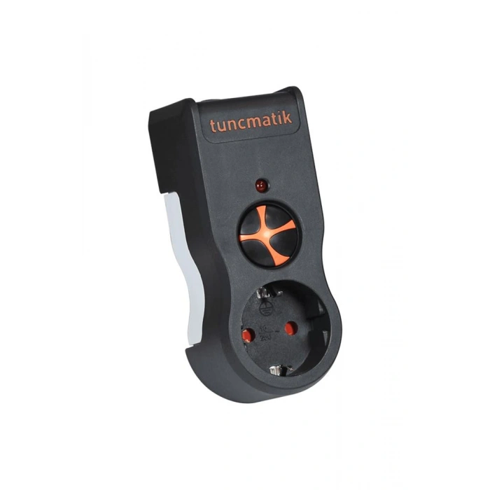 Tunçmatik Tsk19020 1li Enerji Koruma Powersurge 1li Siyah Priz 1050 Joule