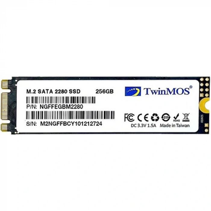 Twinmos 256gb Ngffegbm2280 M.2 2280 Sata3 Ssd (580mb-550mb-s) 3dnand Ssd Disk