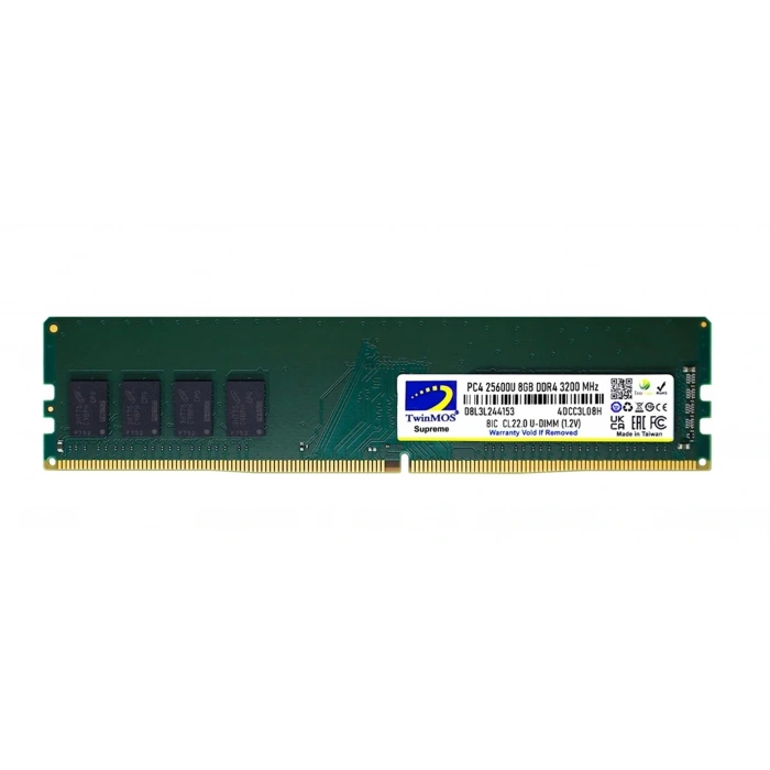 Twinmos 8gb Ddr4 3200mhz Cl22 1.2v (mdd48gb3200d) Desktop Pc Ram