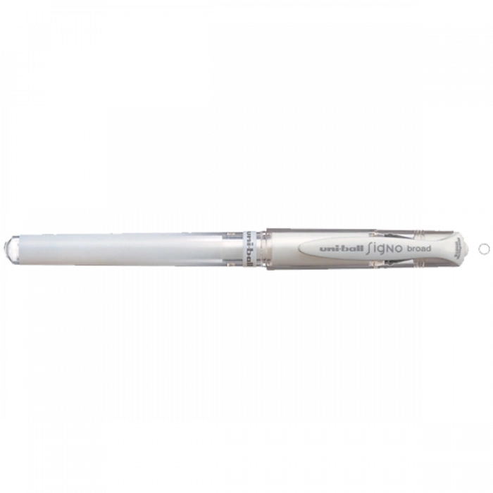 Uni-Ball Roller Kalem Signo Broad Jel Bilye Uç Davetiye 1.0 MM Beyaz UM-153