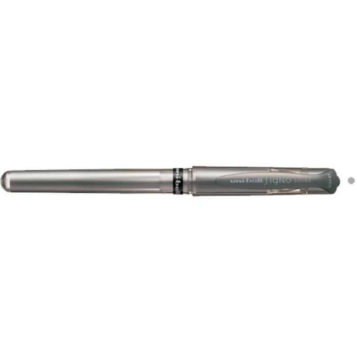 Uni-Ball Roller Kalem Signo Broad Jel Bilye Uç Davetiye 1.0 MM Gümüş UM-153