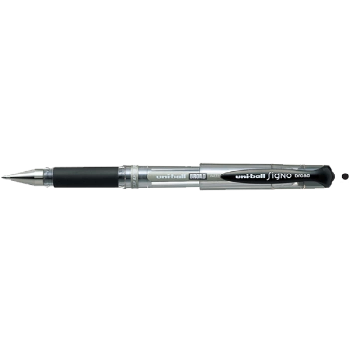 Uni-Ball Roller Kalem Signo Broad Jel Bilye Uç İmza Kalemi 1.0 MM Siyah UM-153