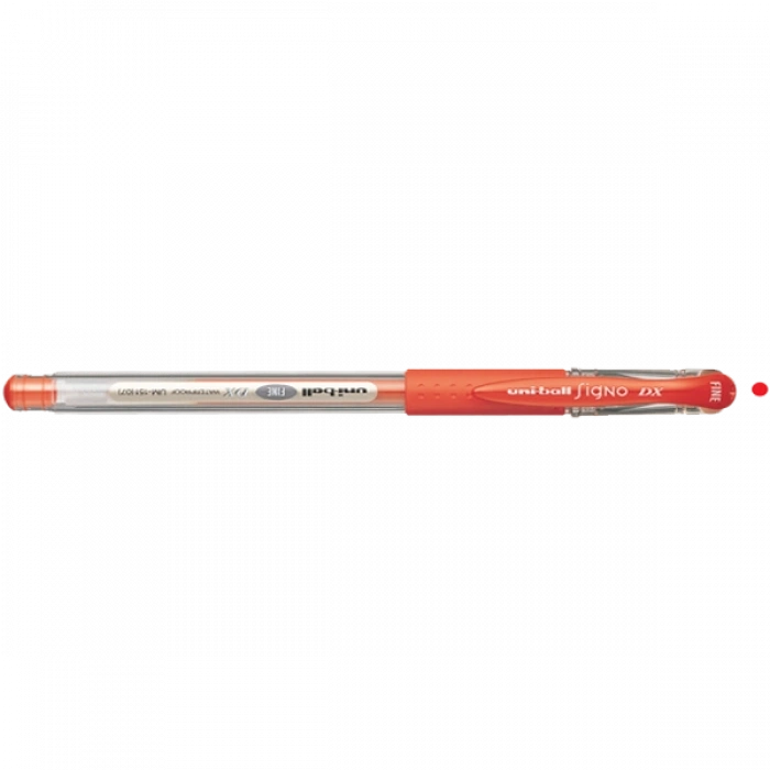Uni-Ball Roller Kalem Signo Dx Fine Jel Bilye Uç 0.7 MM Kırmızı UM-151