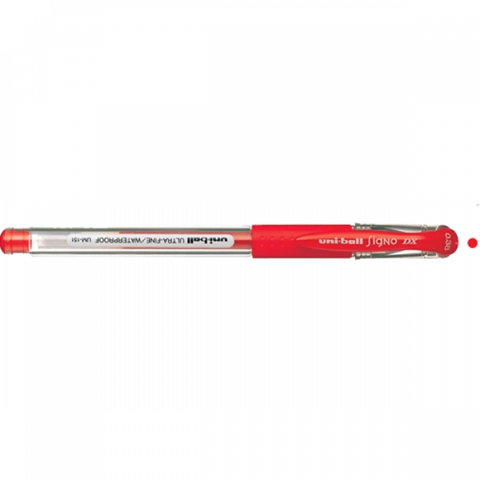Uni-Ball Roller Kalem Signo Dx Jel Bilye Uç 0.38 MM Kırmızı UM-151