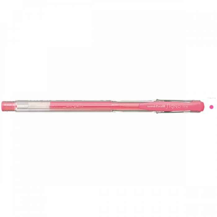 Uni-ball Roller Kalem Signo Fine Jel Bilye Uç 0.7 Mm Fosforlu Pembe Um-100