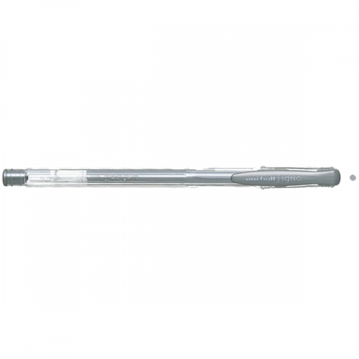 Uni-Ball Roller Kalem Signo Fine Jel Bilye Uç 0.8 MM Gümüş UM-100