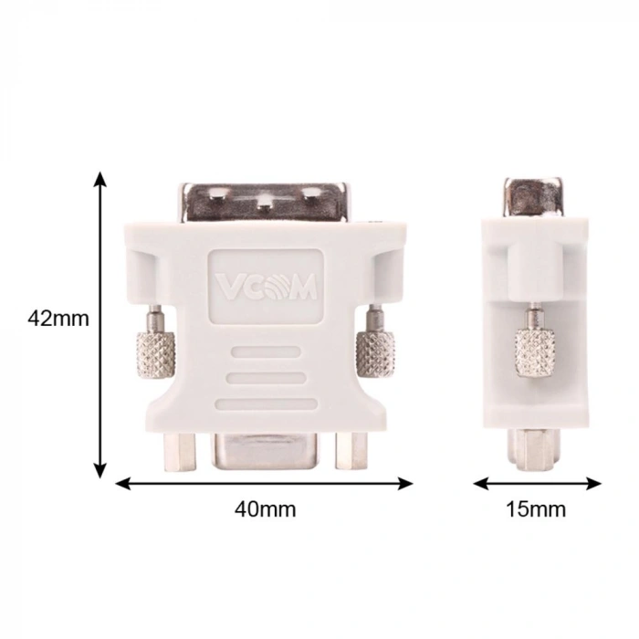 Vcom Ca301 Dvi 24+5 Erkek To Vga Dişi Dönüştürücü