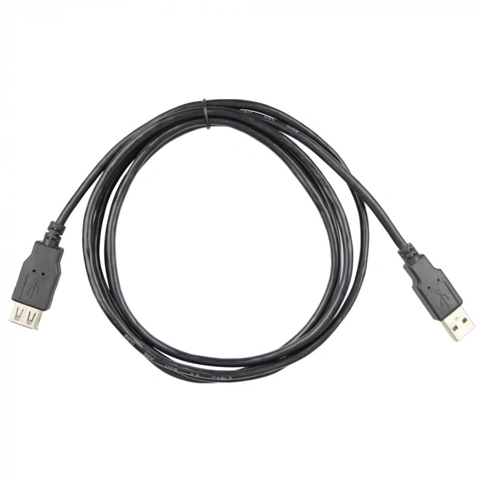 Vcom Cu202-b-1.8 Siyah 1.8mt Usb 2.0 Uzatma Kablosu
