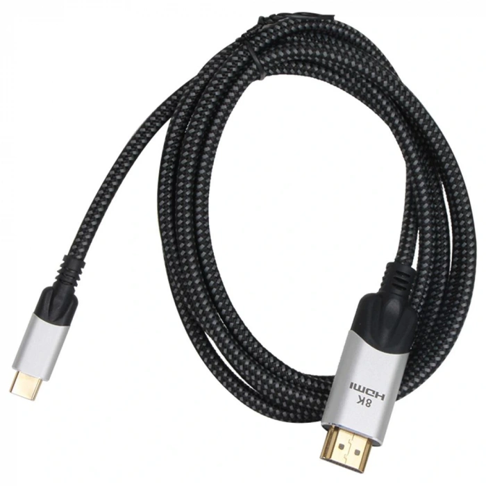 Vcom Cu423mcv-1.8 Siyah 1.8mt Type-c To Hdmi 2.0v Kablo