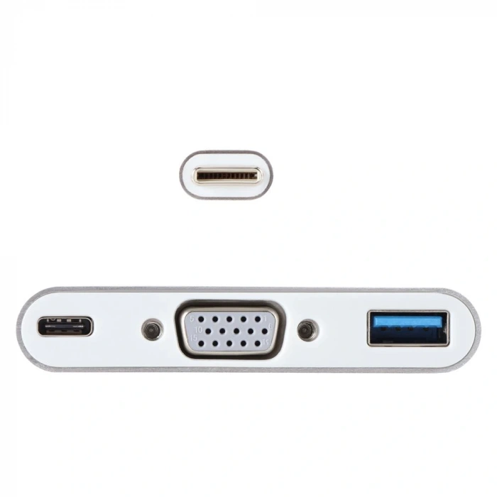 Vcom Cu426m Type-c-m To Vga-f Usb 3.0-f Type-c-f Çevirici