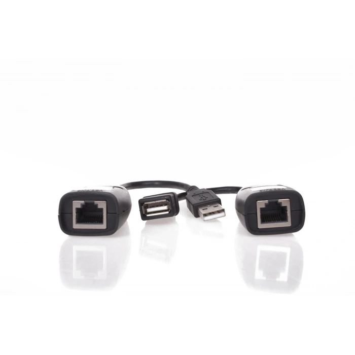 Vcom Cu824 Usb Rj45 Extender Plastik 45m Uzatıcı