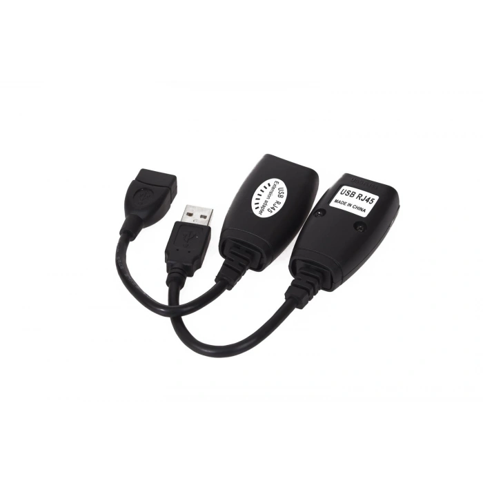 Vcom CU824 USB RJ45 Extender Plastik 45m Uzatıcı