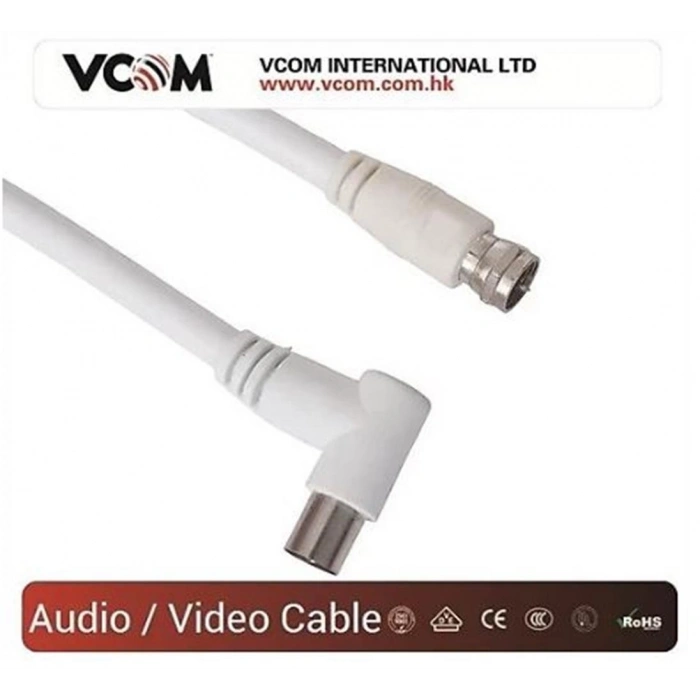 Vcom Cv612 10mt Analog Tv Rg6 Uydu Kablo
