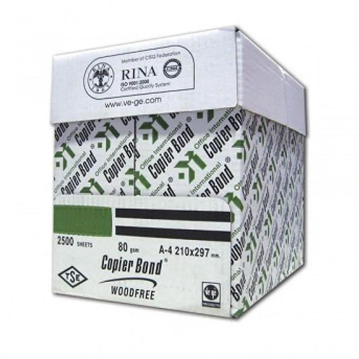 Ve-Ge Copier Bond 5 Paket A4 80 GR 2500 Adet Fotokopi Kağıdı