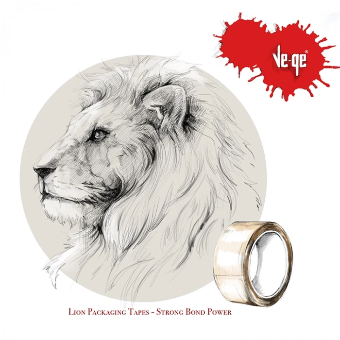 Vege Aslan 45x100 mm Şeffaf 48li Koli Bandı