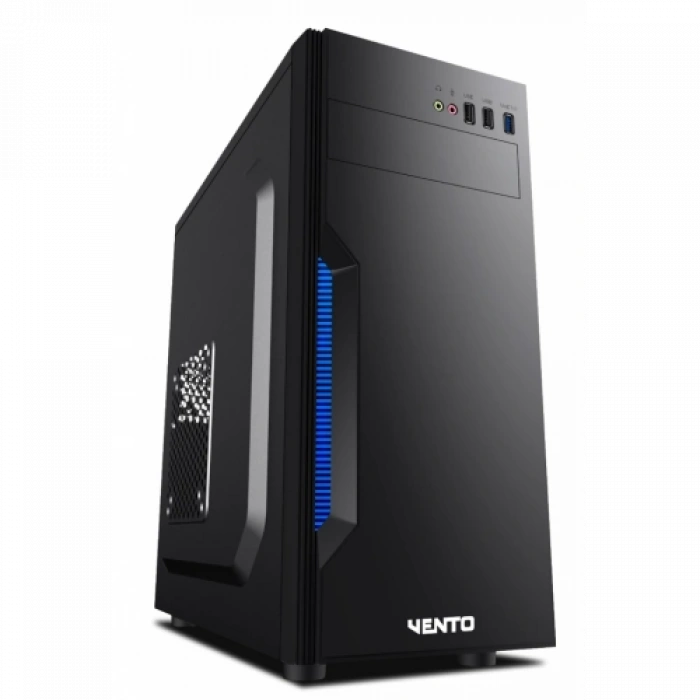 Vento Ta-k61 Mid Tower, Peak 500w Siyah, Atx Kurumsal Kasa