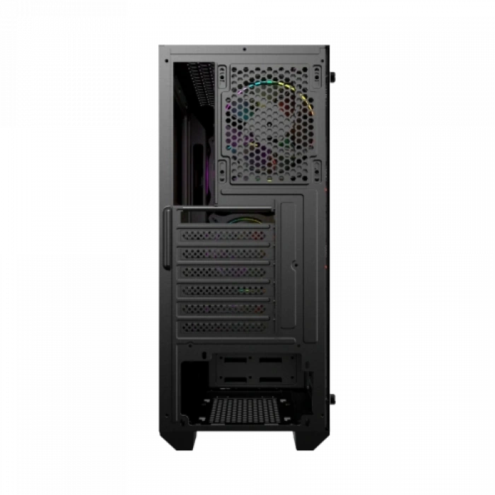 Vento Vg10f Mid Tower, 500w Siyah, Temperli Cam, Rgb, Atx Gamıng Kasa