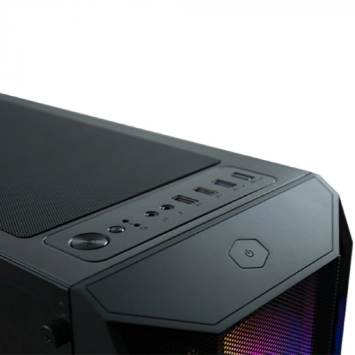 Vento Vg15fe Atx Tower, 650w 80+ Siyah, Temperli Cam, Rgb, Atx Gamıng Kasa