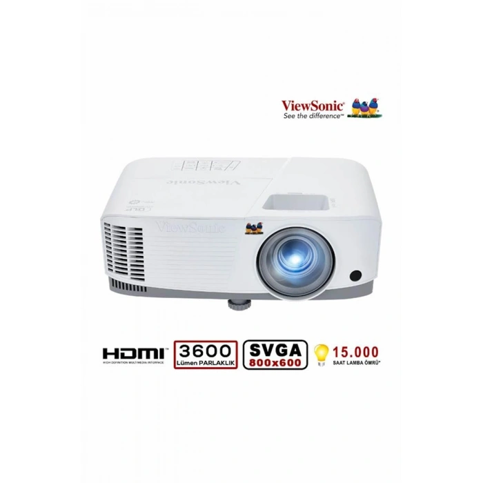 Viewsonic Pa700x Dlp Xga(1024x768) 4500al 2xhdmı 1xvga 12.500:1  Hoparlör Projeksiyon