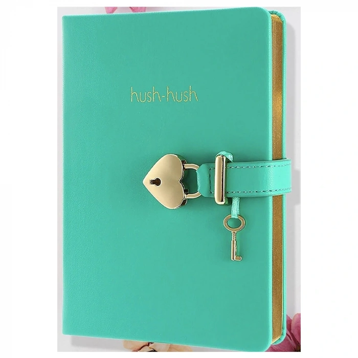 Vj Defter Hush Hush Kilitli 13x18 80 Gr 160 Yp Çizgili Lila 1333