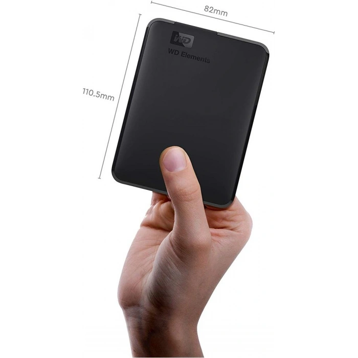 Wd 5tb Elements Portable External Hard Drive, Usb 3.0 - Wdbu6y0050bbk-wesn Harici Harddisk