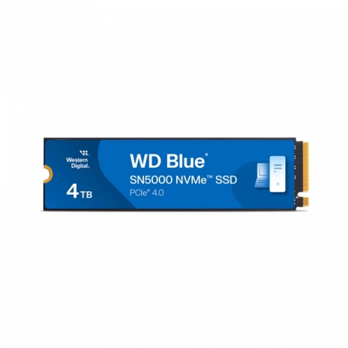 WD Blue SN5000, WDS400T4B0E, 4TB, 5500/5000, Gen4, NVMe PCIe M.2 2280,  SSD