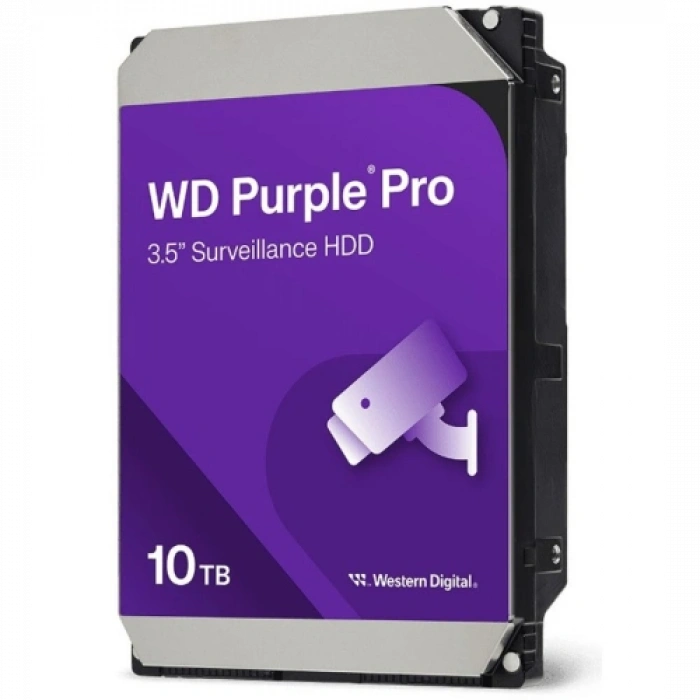 Wd Purple Wd102purp 3,5" 10tb 256mb, 7200 Rpm,  7/24 Güvenlik Hdd (türkiye Distribütörü Garantili)