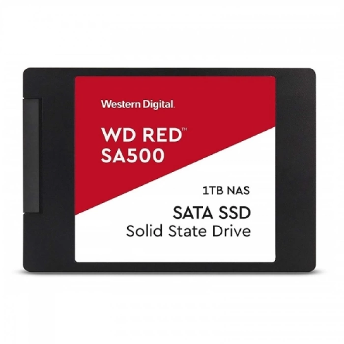 WD Red SA500, WDS100T1R0A, 1TB, 560/530, SERVER ve NAS için Enterprise, 2,5" SATA, SSD