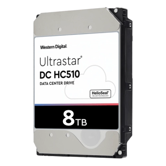 WD ULTRASTAR, HUH721008ALE604, 3,5", 8Tb, 256Mb, 7200 Rpm, 7/24 Enterprise, DATA CENTER-GÜVENLİK-NAS-SERVER, HDD (DC HC510) (0F27457) (Türkiye Distribütörü Garantili)