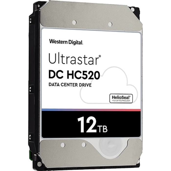 WD ULTRASTAR, HUH721212ALE604, 3.5", 12TB, 256Mb, 7200 Rpm, 7/24 Enterprise, DATA CENTER-GÜVENLİK-NAS-SERVER, HDD (DC HC520) (0F30146) (Türkiye Distribütörü Garantili)