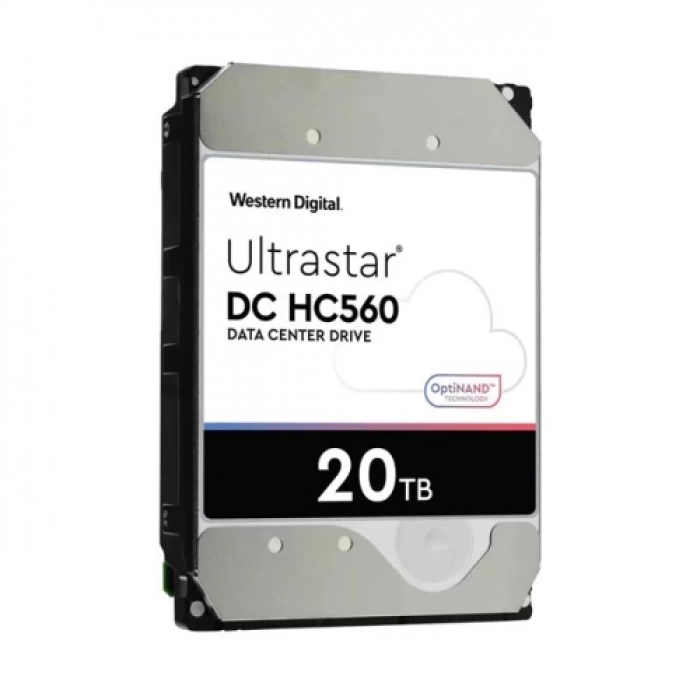 WD ULTRASTAR, WUH722020BLE6L4, 3.5", 20TB, 512Mb, 7200 Rpm, 7/24 Enterprise, DATA CENTER-GÜVENLİK-NAS-SERVER, HDD (DC HC560) (0F38785) (Türkiye Distribütörü Garantili)