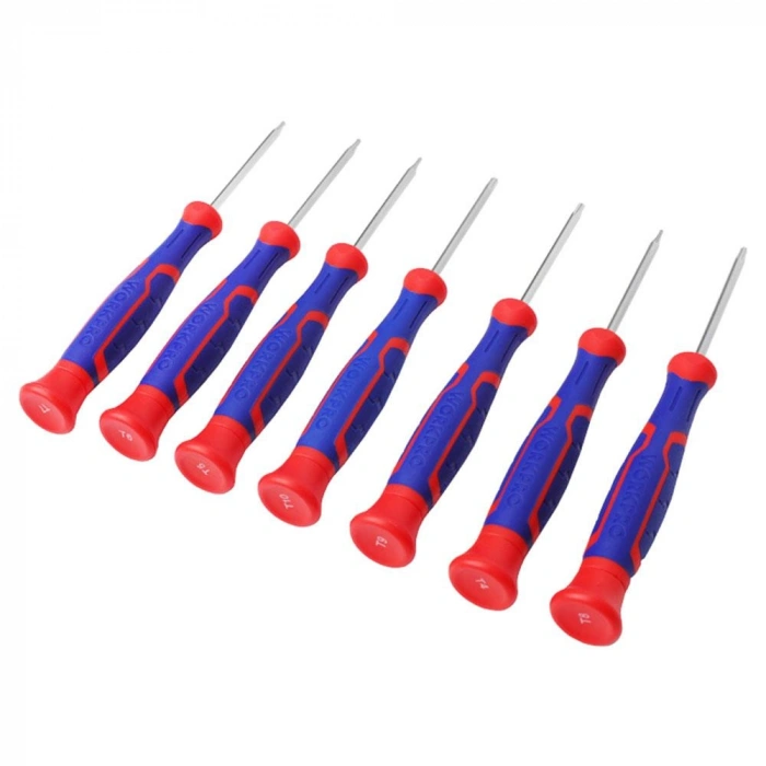 Workpro Wp200510 7 Parça Profesyonel Cr-v Manyetik Hassas Torx Tornavida Seti