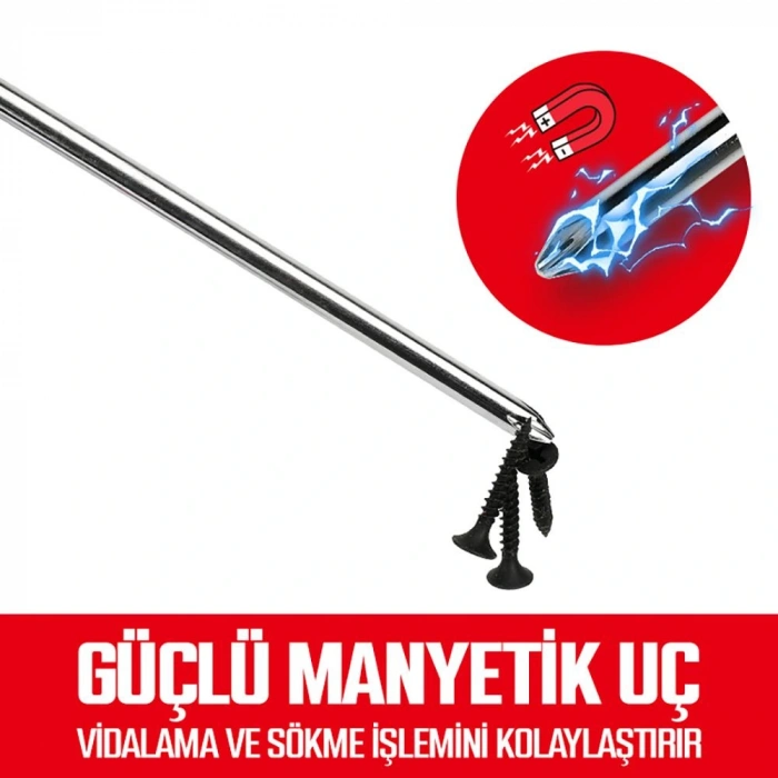 Workpro Wp200533 7 Parça Cr-v Manyetik Profesyonel Tornavida Seti