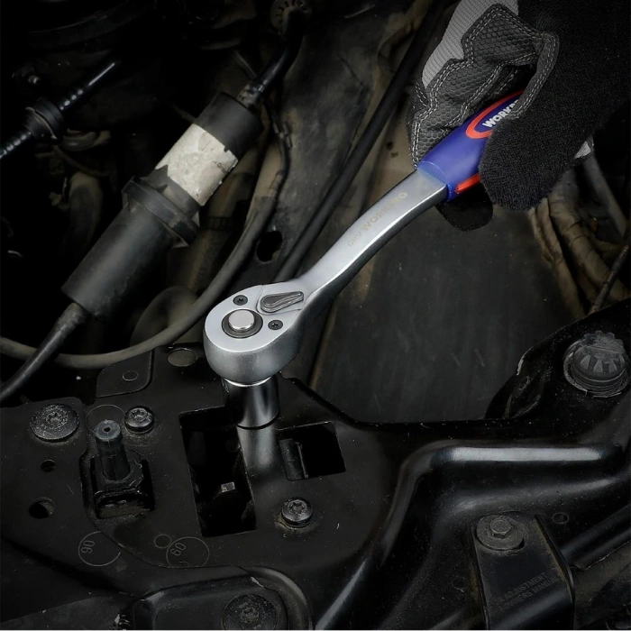 Workpro Wp202533 1/4’ 3/8’’ 1/2’ 123 Parça Cr-v Metrik Ağır Hizmet Lokma Ve Kombine Anahtar Takımı