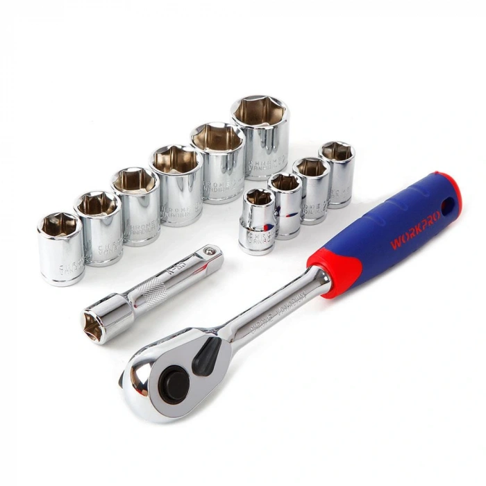 Workpro Wp202557 12 Parça 3/8’’ Cr-v Metrik Profesyonel Lokma Takımı